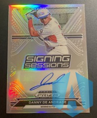 2021 Prizm Draft Picks DANNY DE ANDRADE #SS-DD Prospect Signing Sessions Auto